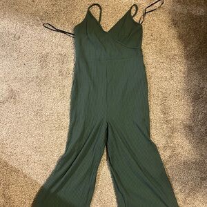Green jumpsuit